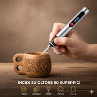 Trasforma ogni oggetto in un ricordo speciale ForgePen™ incide vetro, legno e metallo: il regalo creativo più apprezzato sotto i 50€.