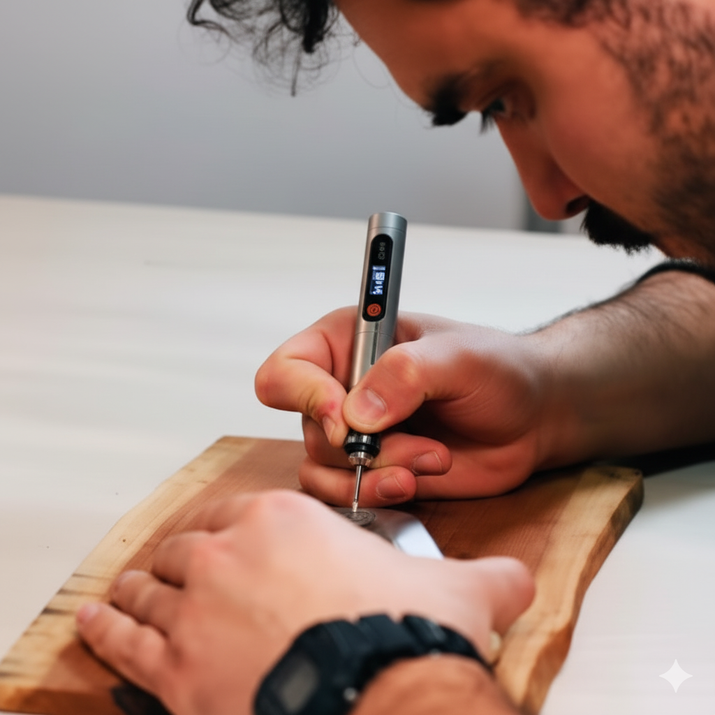 Trasforma ogni oggetto in un ricordo speciale ForgePen™ incide vetro, legno e metallo: il regalo creativo più apprezzato sotto i 50€.
