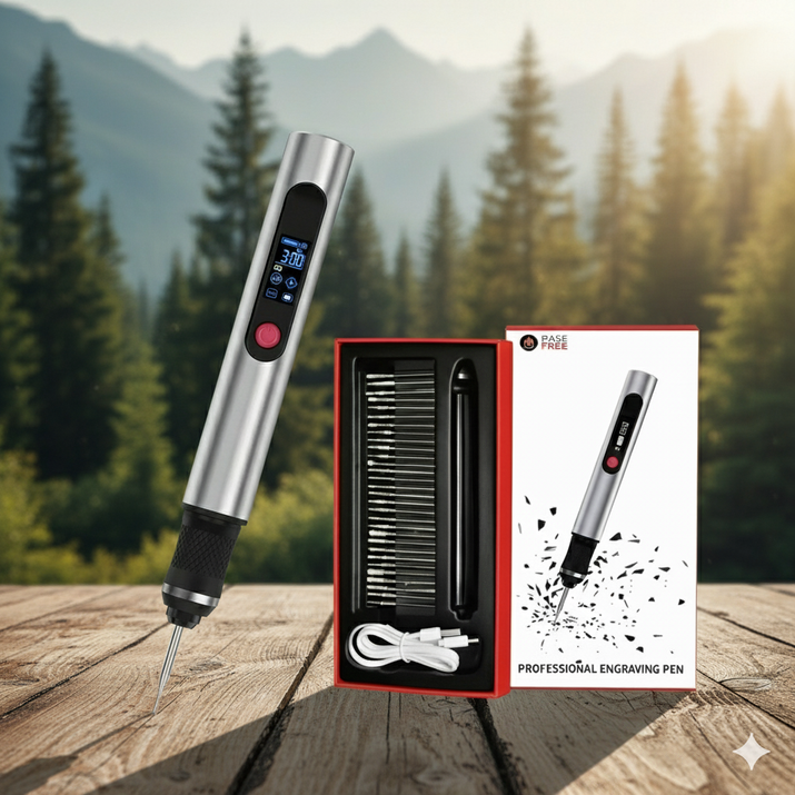 Trasforma ogni oggetto in un ricordo speciale ForgePen™ incide vetro, legno e metallo: il regalo creativo più apprezzato sotto i 50€.